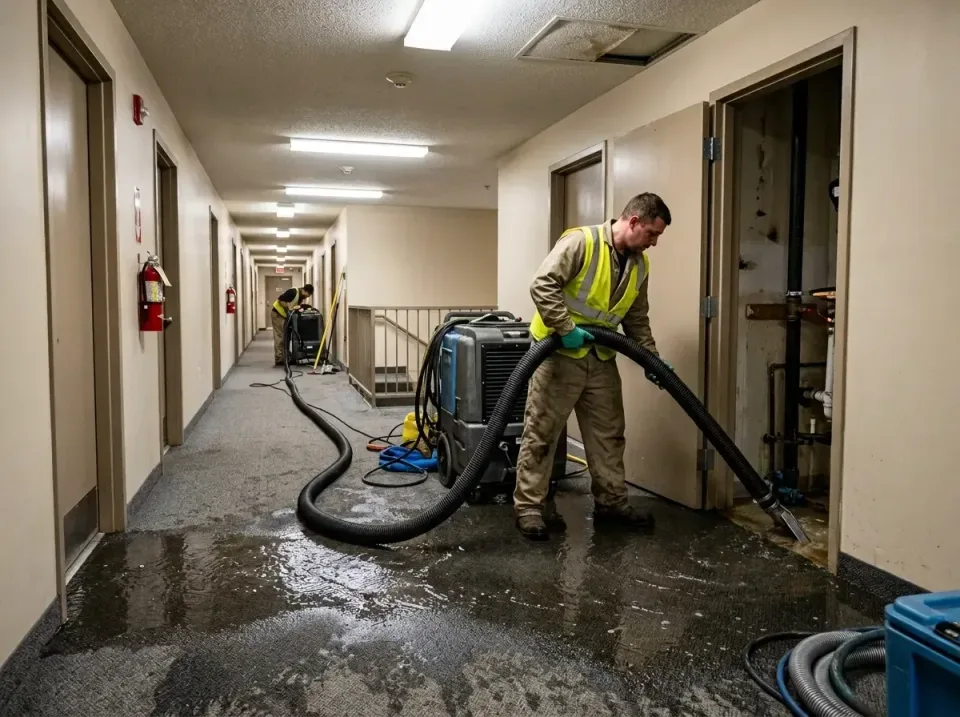multi-unit-apartment-hallway-f-005 — frequently asked questions, Emergency Burst Pipe Water Extraction & Removal in South Ba…